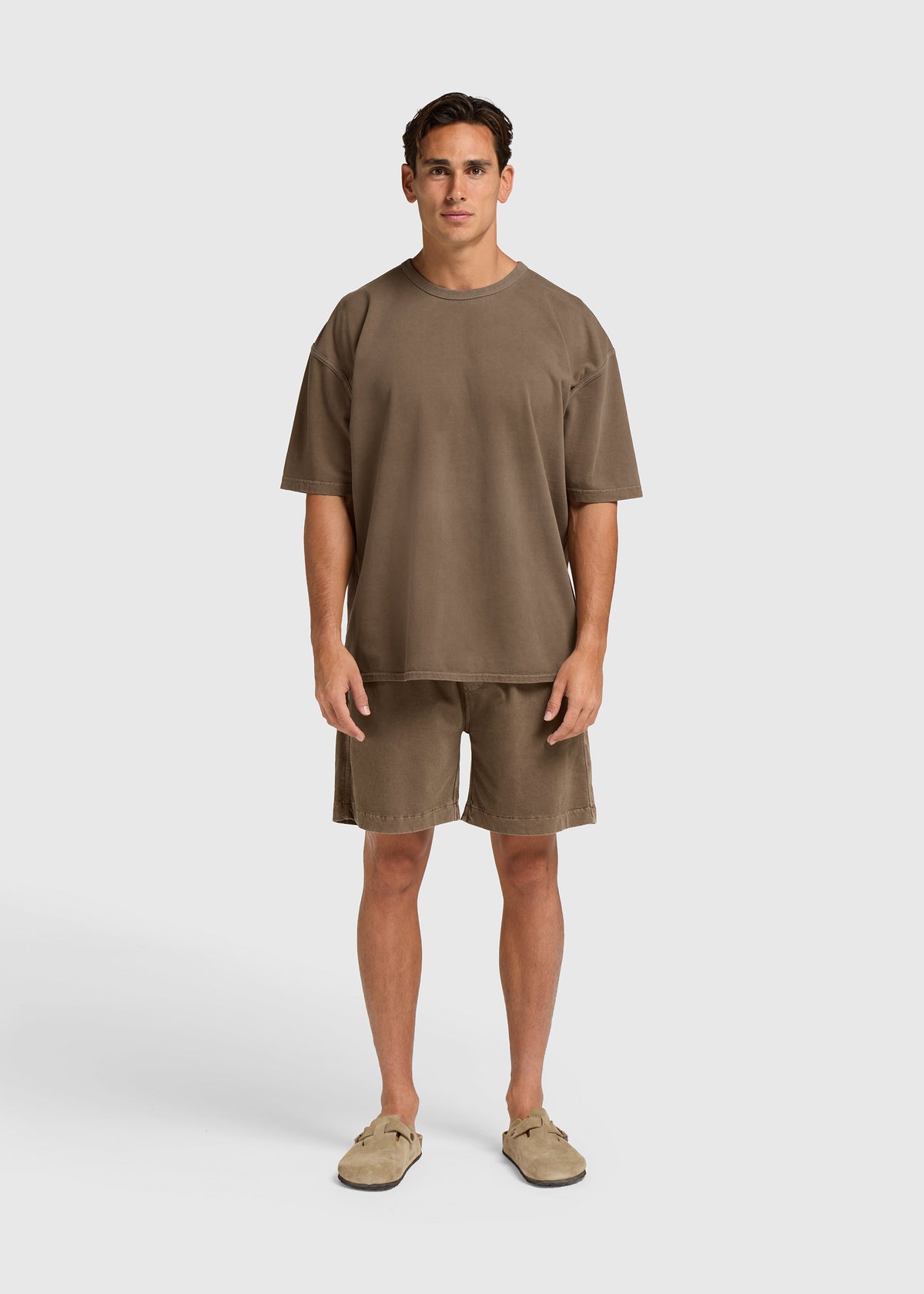 FABEL Soft Lounge Tee – Brown