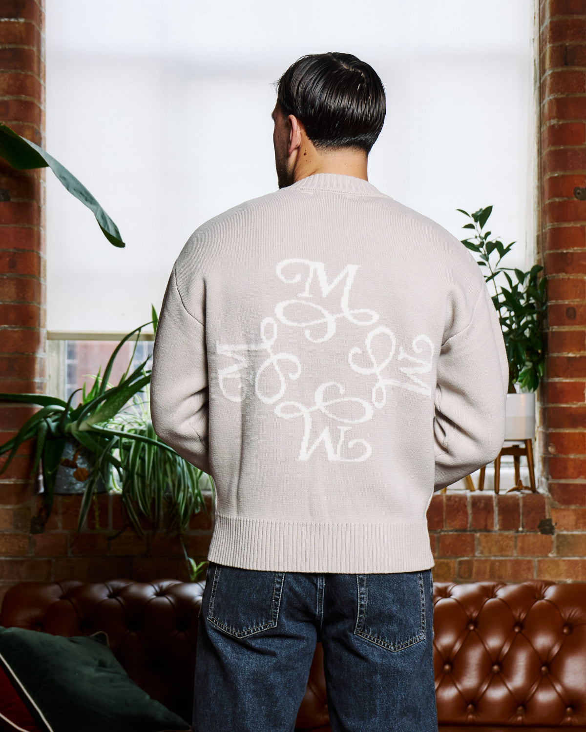 FABEL Signature M Sweater – Stone