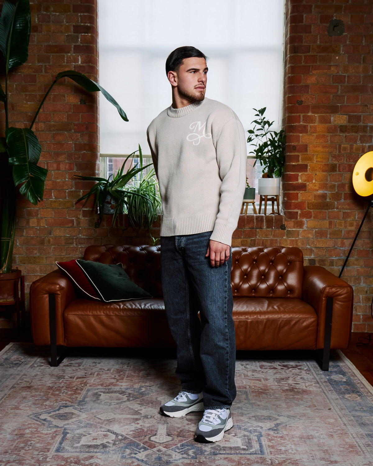 FABEL Signature M Sweater – Stone