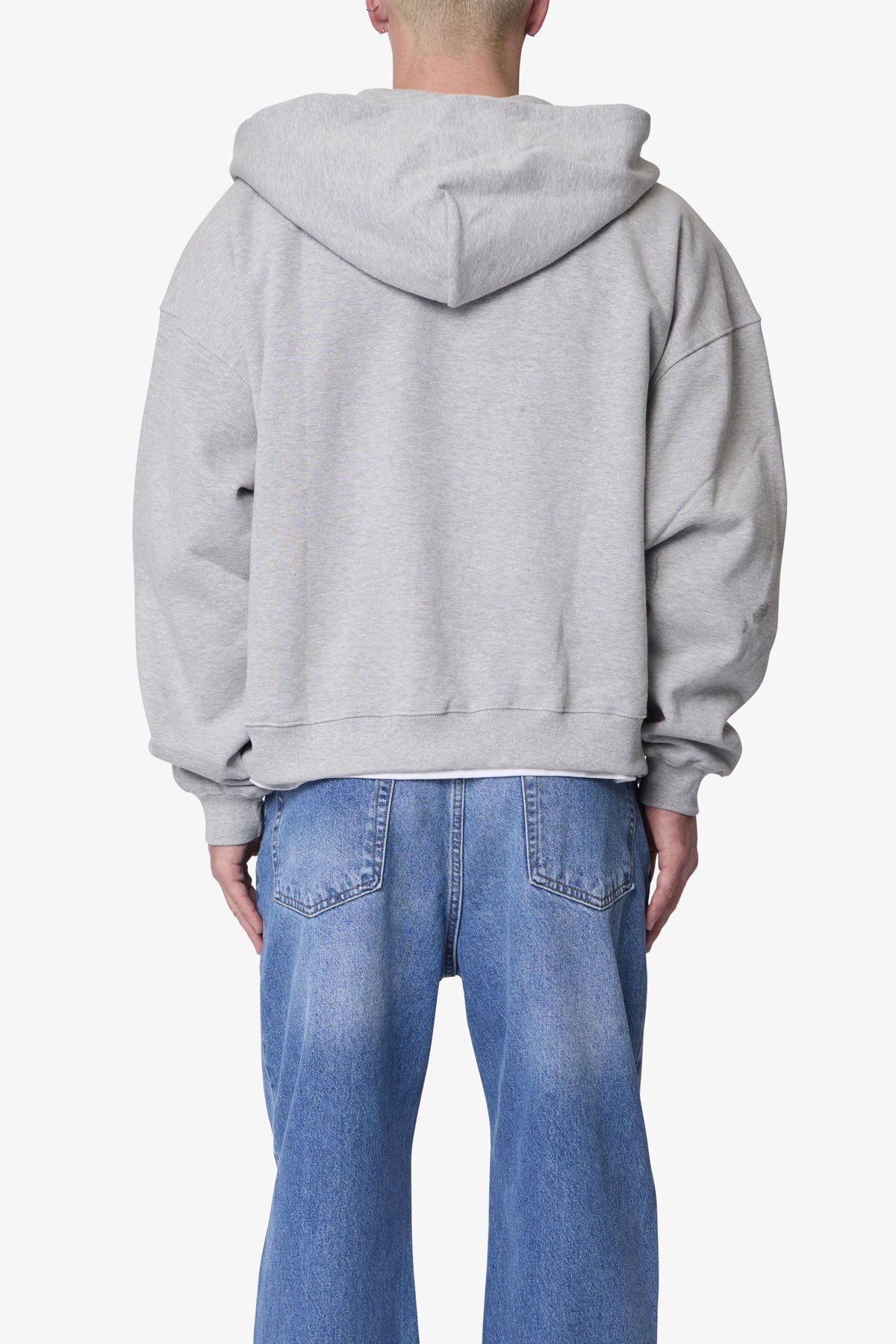 FABEL Heavy Zip Up Hoodie – Heather Grey