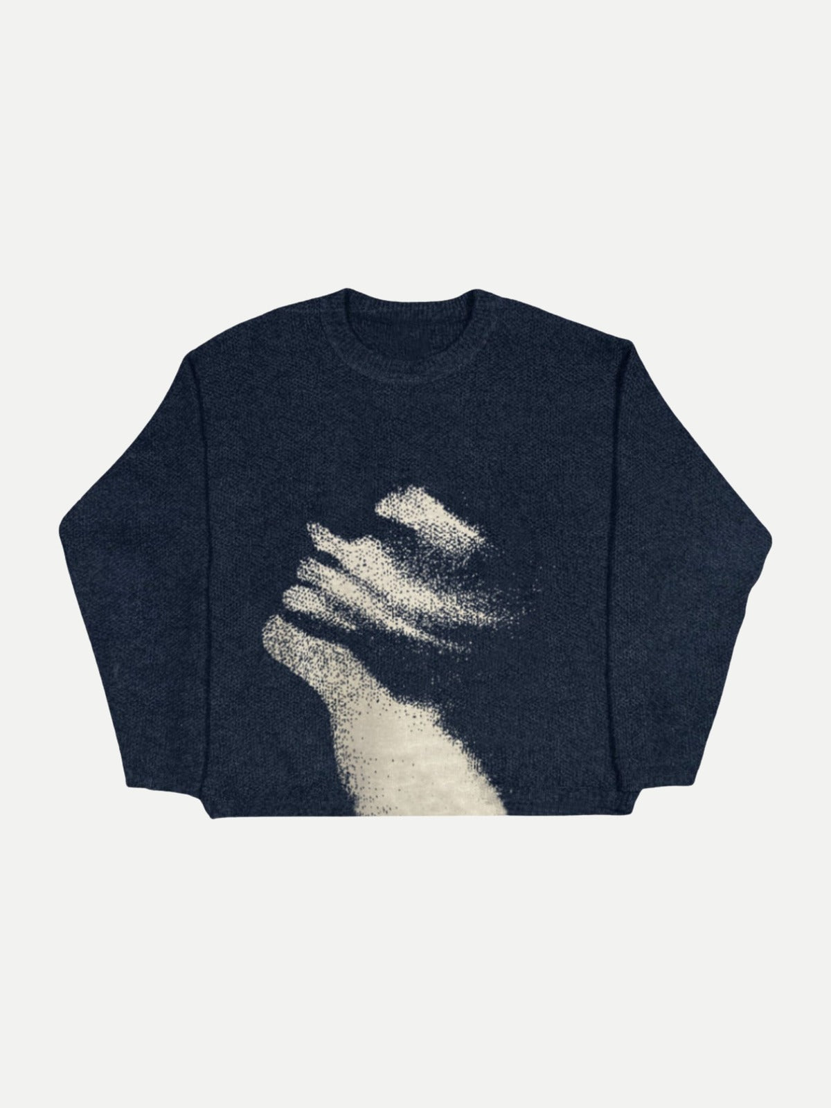 FABEL Gebreide Trui – Marineblauw